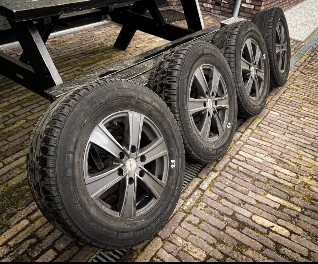 Mercedes Sprinter winterbanden met MAK velgen 16 inch, Ophalen, Gebruikt