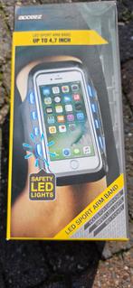 Accezz LED Sport Armband voor telefoons tot 4,7 inch, Ophalen, Nieuw, Bescherming, Apple iPhone