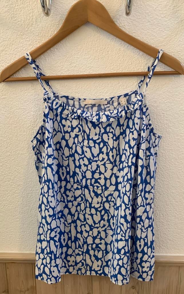Zomers hemdje, Kleding | Dames, Tops, Maat 38/40 (M), Blauw, Ophalen of Verzenden, Zo goed als nieuw