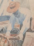 Enrique Marin Sevilla? 1926 Aquarel, Antiek en Kunst, Ophalen of Verzenden