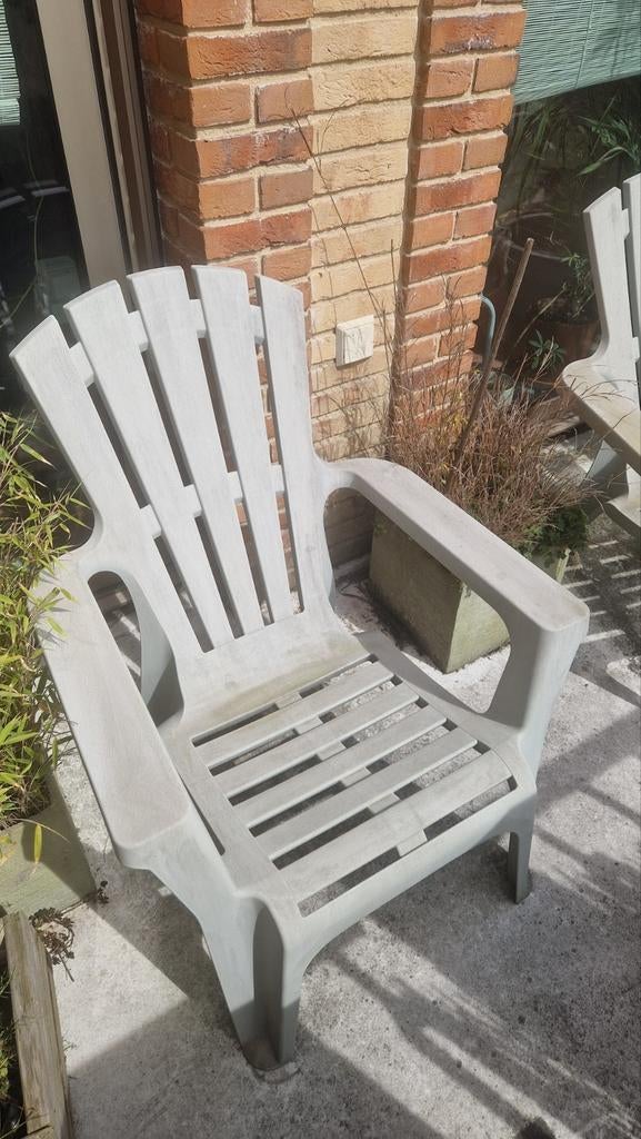 2 Kwantum buitenstoelen - tuinstoelen, Ophalen, Gebruikt