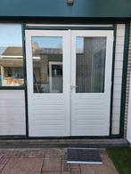 Achterdeur, 2 delig, Doe-het-zelf en Verbouw, Ophalen, Gebruikt, 120 cm of meer, Buitendeur