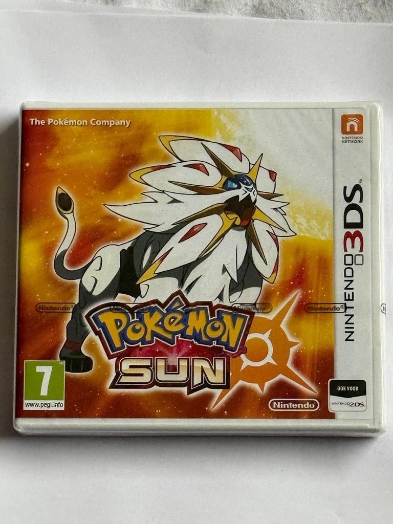 Pokémon Sun Nintendo 3DS Nieuw en Gesealed, Avontuur en Actie, Q, 1 speler, Q