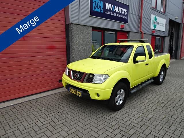 Nissan Navara 2.5 dCi XE Double Cab airco marge ! (bj 2009), Auto's, Nissan, Stof, Gebruikt, Bedrijf, 2 stoelen