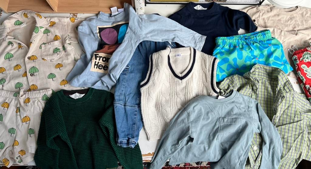 Pakket jongenskleding maat 92/98 verschillende merken, Kinderen en Baby's, Ophalen of Verzenden, Zo goed als nieuw, Maat 92