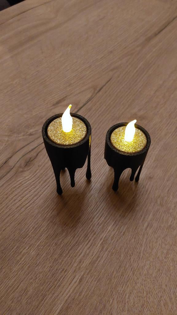 nieuw! kandelaars 3d € 3,50, Huis en Inrichting, Overige materialen, Overige kleuren, Nieuw, Ophalen of Verzenden