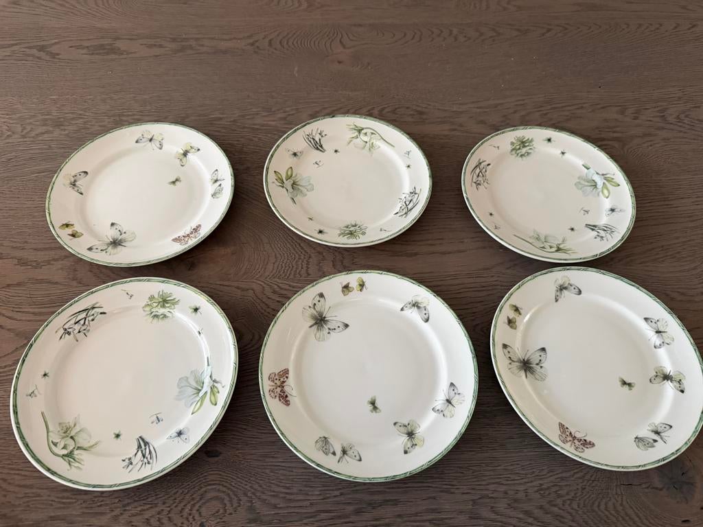 Janneke Brinkman - ontbijtbordjes, Ophalen of Verzenden, Zo goed als nieuw, Bord(en), Overige stijlen