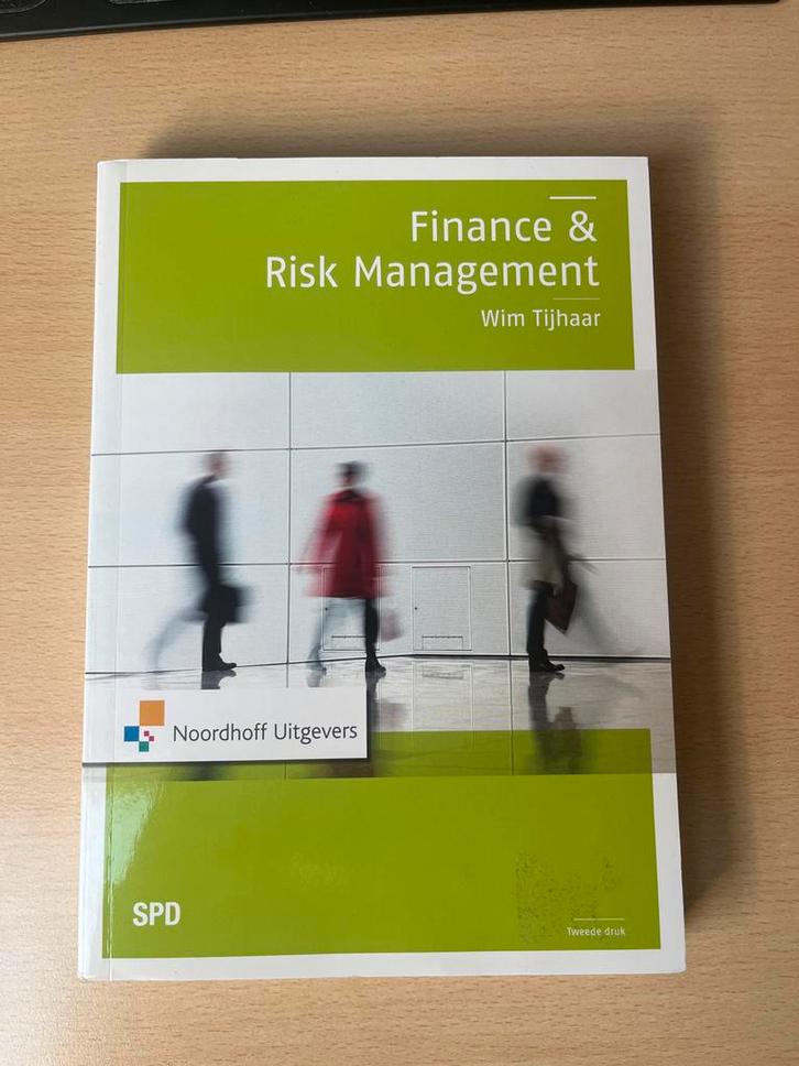 Finance & Risk Management - Wim Tijhaar (Tweede Druk), Boeken, Studieboeken en Cursussen, Zo goed als nieuw, HBO, Gamma, Ophalen of Verzenden