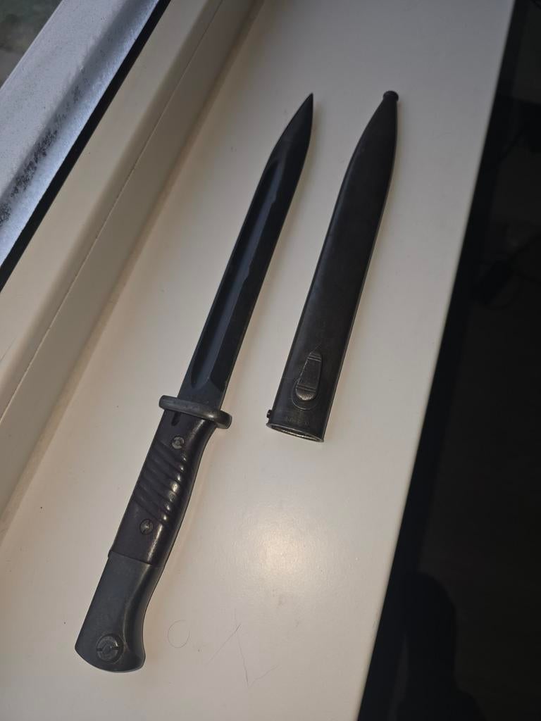 Duitse k98 bajonet, Verzamelen, Ophalen of Verzenden, Duitsland, Mes of Dolk