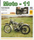 Moto-11 Motorkaart Matchless 1951 500 G80 C Trials, Ophalen of Verzenden, Zo goed als nieuw, Motoren