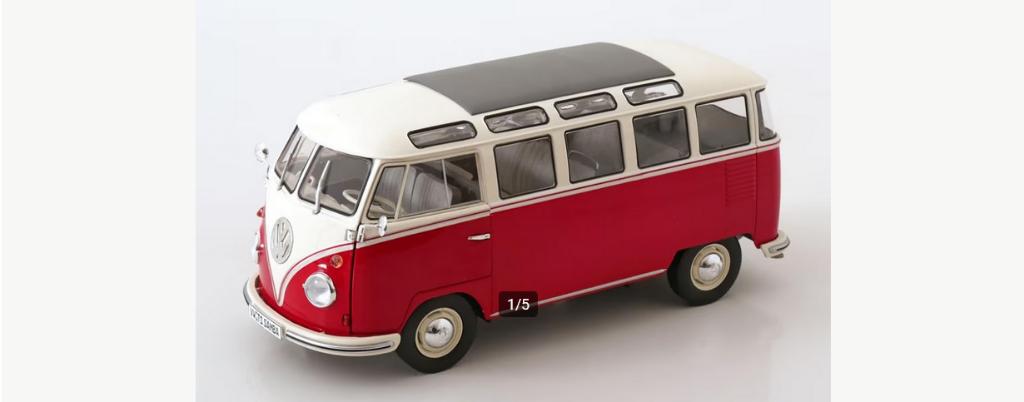 1:18 VW T1 Samba Bus uit 1962., Ophalen, Nieuw, Auto, Overige merken