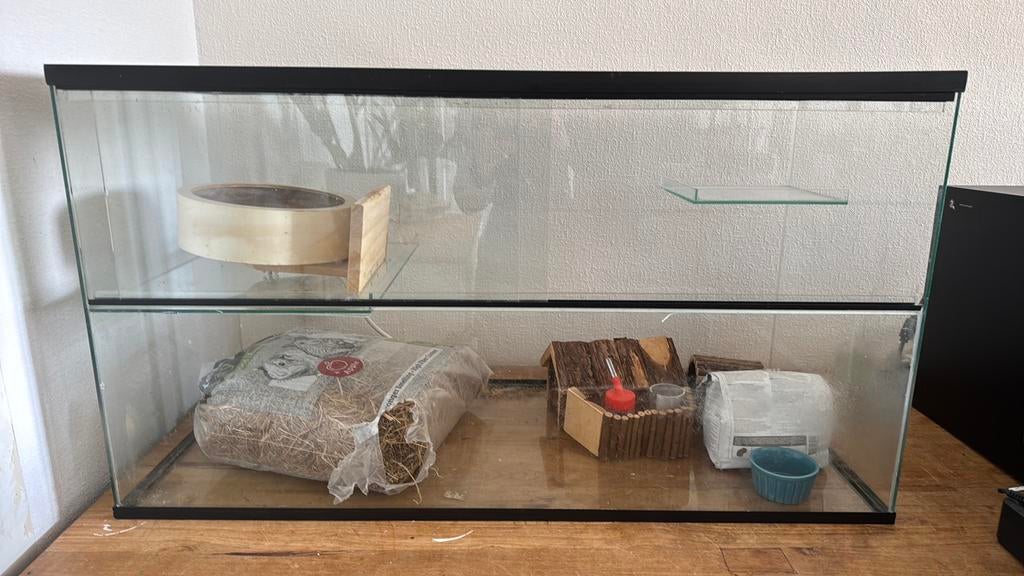 Hamster terrarium, Ophalen of Verzenden, Hok, Hamster, Minder dan 60 cm