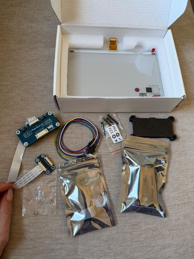 Raspberry Pi Zero W with 7.5” e-paper display, Hobby en Vrije tijd, Elektronica-componenten, Nieuw, Ophalen of Verzenden