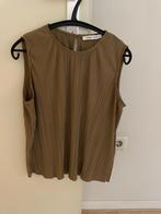 Samsoe Samsoe - Licht bruine mouwloze plissé top maat M, Maat 38/40 (M), Bruin, Nieuw, Ophalen of Verzenden
