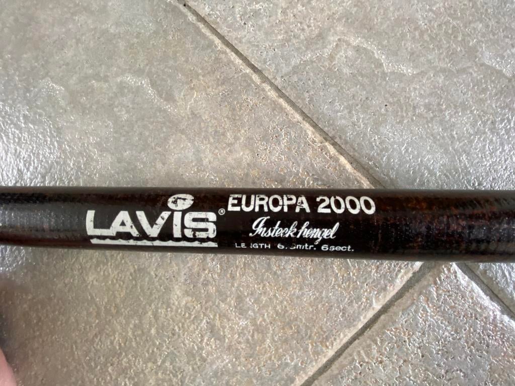 Lavis Europa 2000 insteekhengel vaste hengel vaste stok 6,6, Gebruikt, Onbekend, Ophalen of Verzenden, Onbekend
