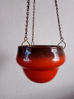 Te koop retro vintage hangpot, Rond, Ophalen of Verzenden, Zo goed als nieuw, Aardewerk