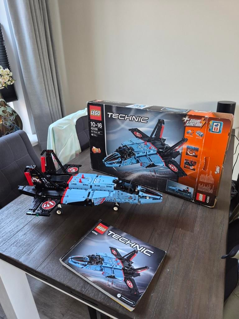 Lego Technic 42066 Air Race Jet, Compleet, Gebruikt, Lego, Ophalen of Verzenden