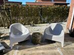 IKEA Skarpo tuinstoelen - 2 stuks - grijs, Ophalen of Verzenden, Gebruikt, Kunststof, Stapelbaar