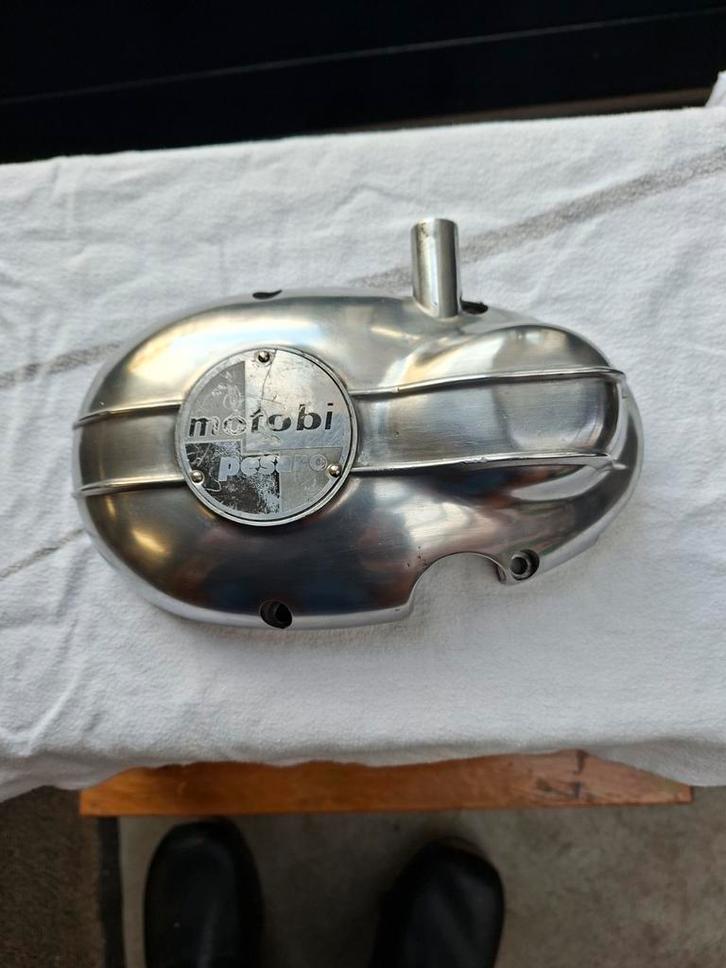 Linkerdeksel Motobi-Benelli 3 versnellingen, Fietsen en Brommers, Brommeronderdelen | Oldtimers, Gebruikt, Overige merken, Overige typen
