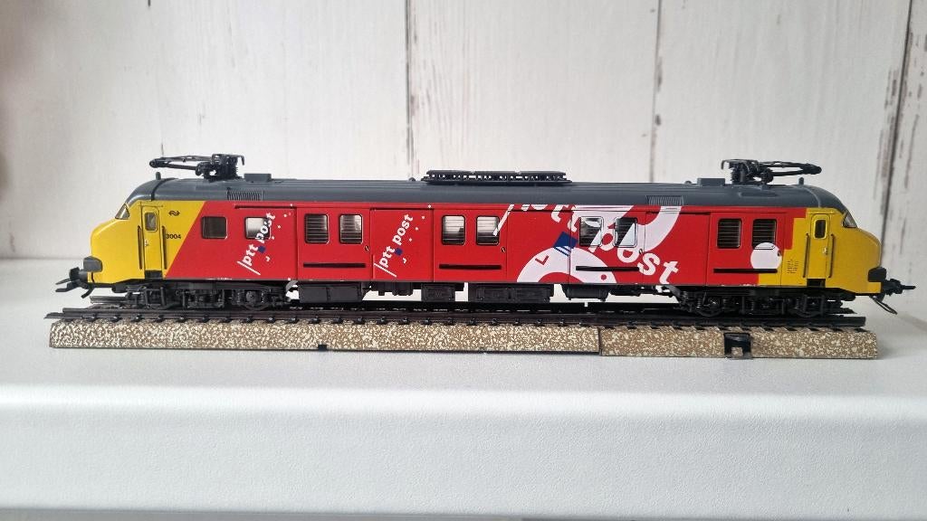 Marklin 3388 PTT Post Locomotief Zo goed als nieuw, Hobby en Vrije tijd, Modeltreinen | H0, Wisselstroom, Wagon, Ophalen of Verzenden