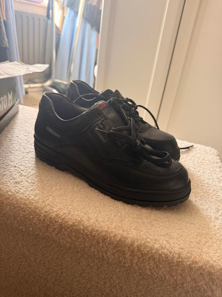 Mephisto Barracuda heren schoenen maat 44, Ophalen, Zo goed als nieuw, Zwart, Veterschoenen