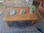 Robuuste eikenhouten salontafel, landelijke stijl, Huis en Inrichting, Tafels | Salontafels, 100 tot 150 cm, Eikenhout, Zo goed als nieuw