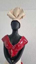 Keramische sculptuur Afrikaanse vrouw, Antiek en Kunst, Ophalen