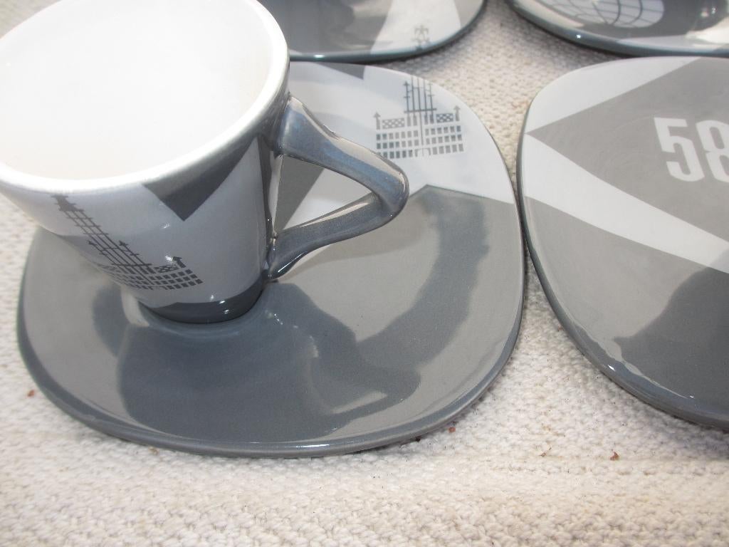 koffieservies - Expo '58 - Lucien De Roeck - Royal Boch, Ophalen of Verzenden
