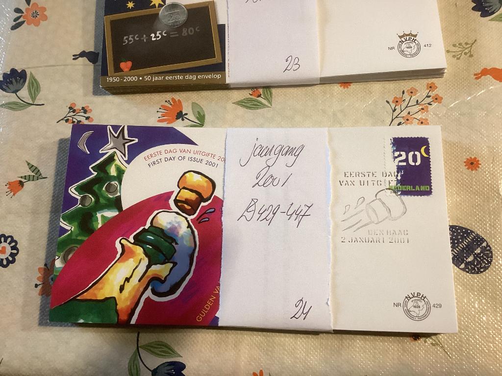 Jaargangen fdc Nederland 2000 tot 2008 per jaargang 5,00euro, Ophalen, Onbeschreven, Nederland