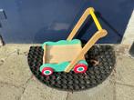 Houten duwkarretje - loopwagen voor baby's, Ophalen of Verzenden, Gebruikt, Jongen of Meisje