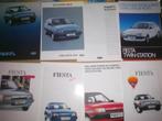 8x Ford Fiesta MK2 1983-1989 brochures folders aktiemodellen, Ophalen of Verzenden, Zo goed als nieuw, Ford