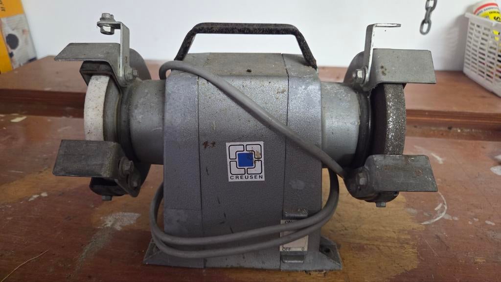 Creusen werkbankslijpmachine, Doe-het-zelf en Verbouw, Gereedschap | Slijpmachines, Ophalen of Verzenden