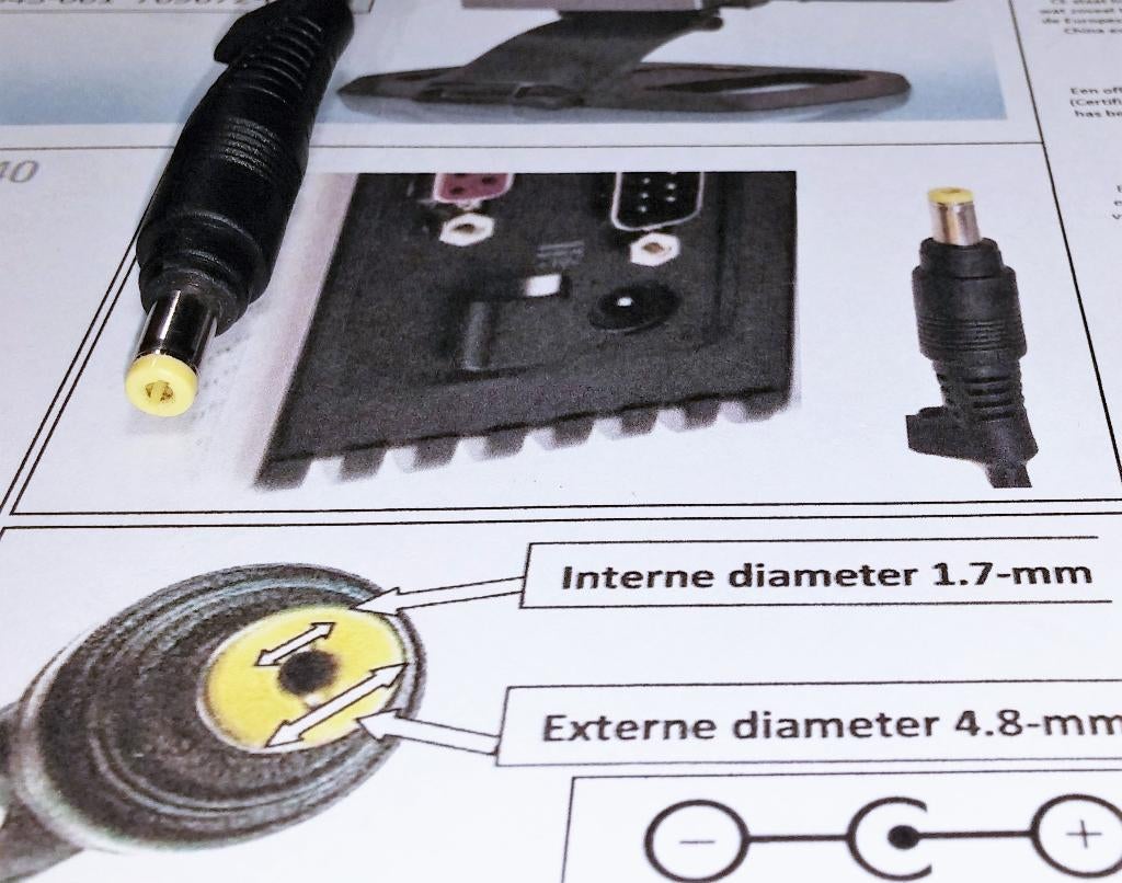 HP ADP-65JH BB 587303-001 19V 3.42A 65W Adapter 586992-001, Ophalen of Verzenden, Zo goed als nieuw, Hewlett Packard HP