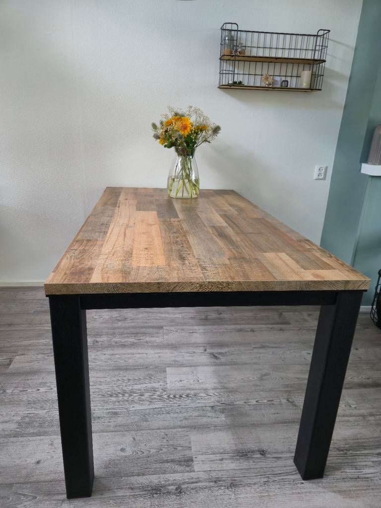 Robuuste industriële eettafel, Ophalen, Rechthoekig, 150 tot 200 cm, 50 tot 100 cm