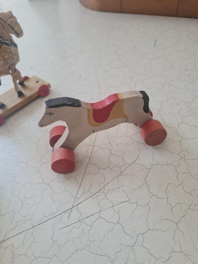 Vintage houten speelgoed paardje klein model, Kinderen en Baby's, Speelgoed | Houten speelgoed, Heikant 21 Kaatsheuvel, Gebruikt