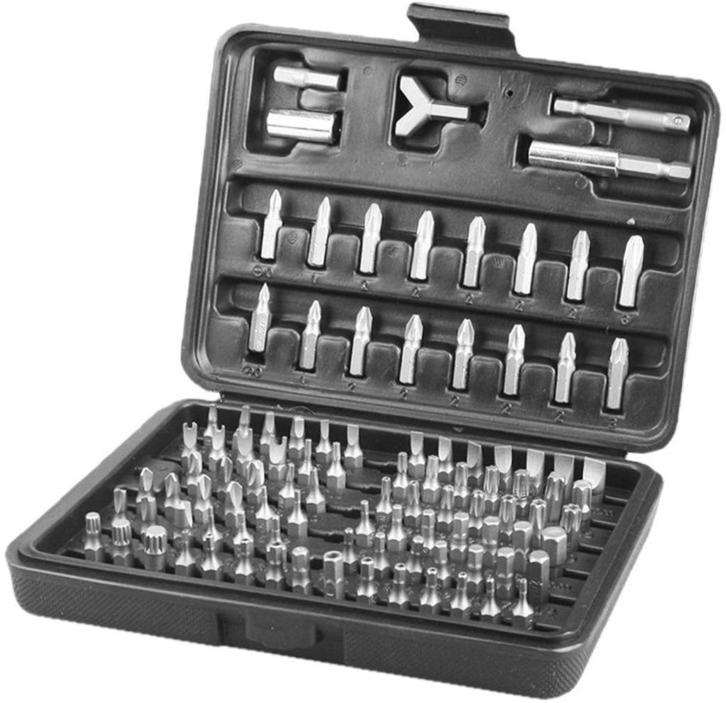 Bitset 100dlg., Auto diversen, Autogereedschap, Nieuw, Ophalen of Verzenden