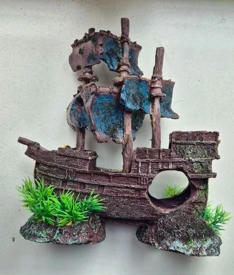 Schip voor aquarium, Ophalen, Decoratie