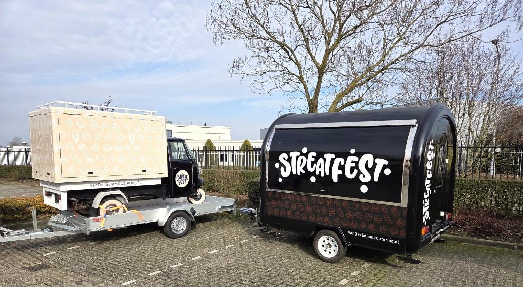 Foodtruck / catering formule piaggio pizza kar bakwagen etc., Ophalen