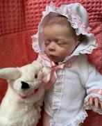 Schattig Reborn baby meisje, Verzenden, Zo goed als nieuw, Babypop, Levensecht of Reborn