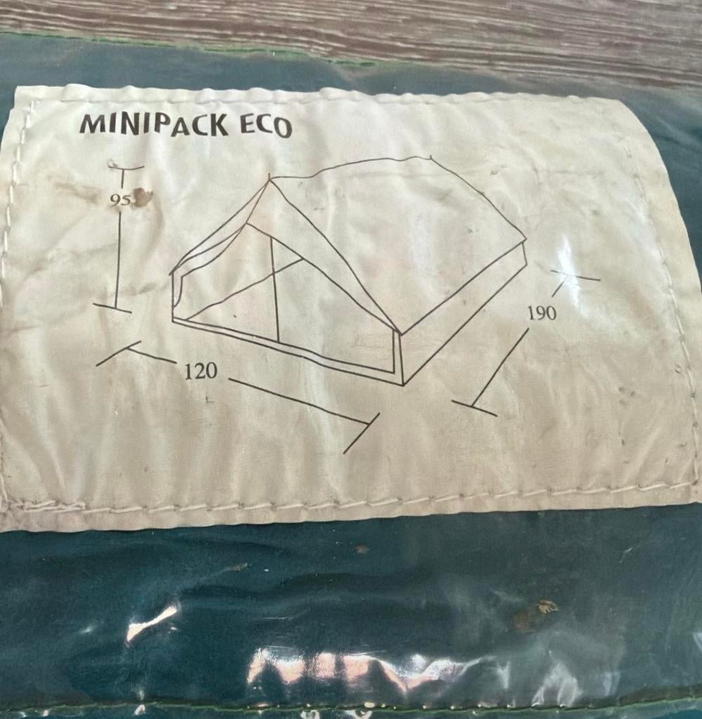 Freetime Minipack Eco Tent - Compacte 2-persoons tent, Caravans en Kamperen, Tenten, Ophalen of Verzenden, Gebruikt, Tot en met 2