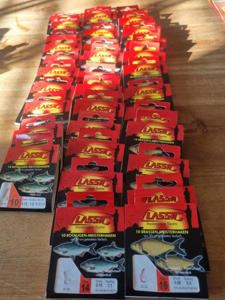 36 pakjes met onderlijnen, Watersport en Boten, Hengelsport | Zeevissen, Ophalen of Verzenden, Nieuw, Overige typen