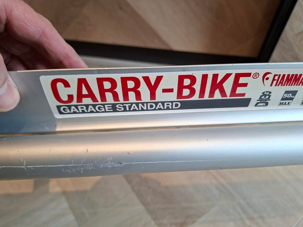 Fiamma Carry-Bike Garage Standard fietsendrager, Ophalen of Verzenden, 2 fietsen, Gebruikt, Fietsendrager-accessoire