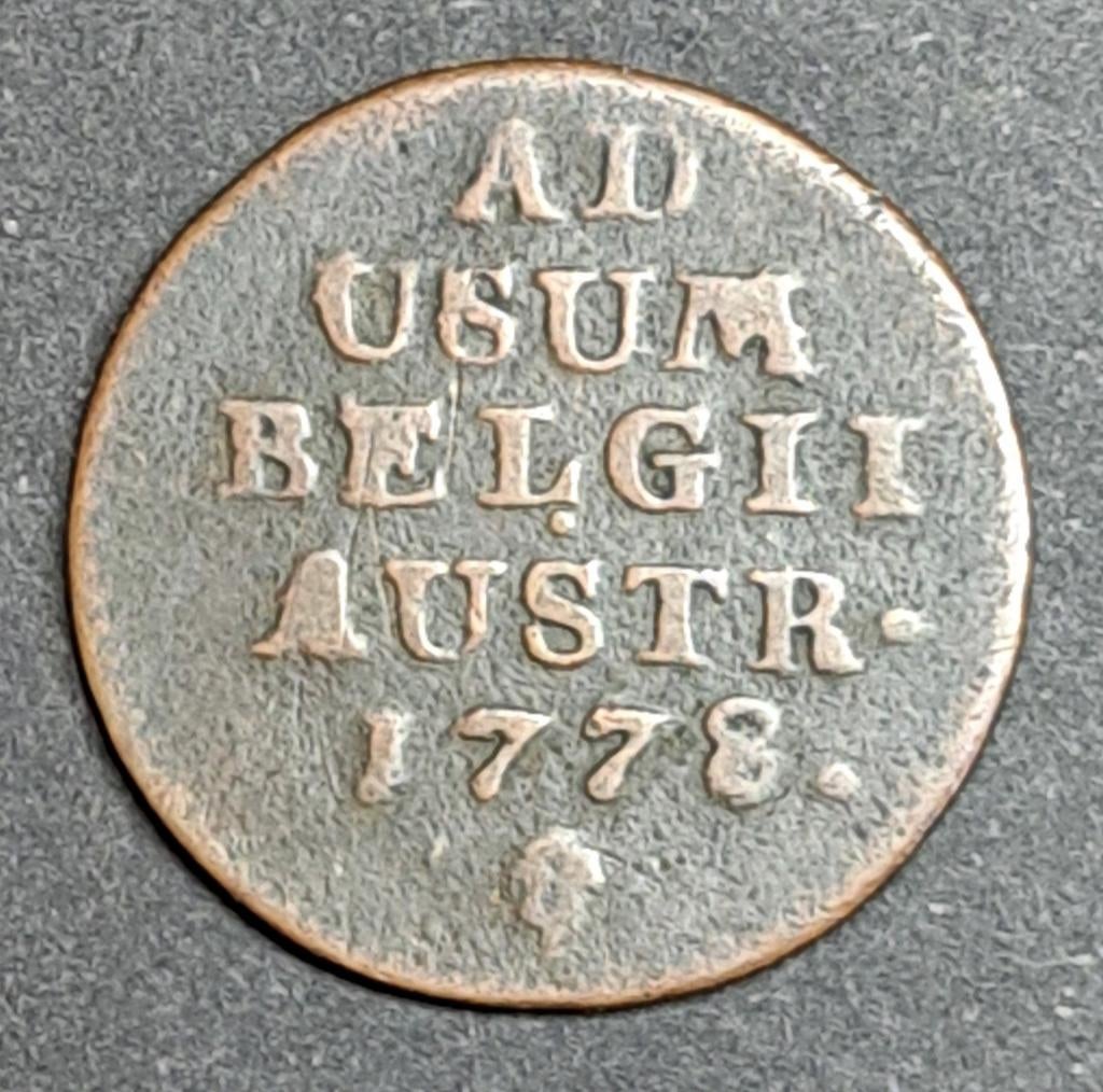 Brabant oord 1778 Brussel, Verzenden, Vóór koninkrijk, Overige waardes, Losse munt
