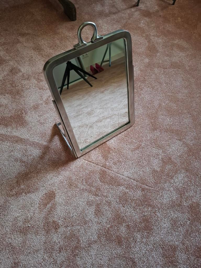 Spiegel tafelmodel, Huis en Inrichting, Woonaccessoires | Spiegels, Ophalen of Verzenden, Rechthoekig, Minder dan 50 cm