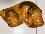 Antiek wandreliëf: Drie Engelenhoofdjes - Gerard Hack-Rutten, Ophalen