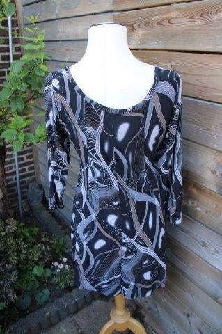 Tuniek zwart/ grijs Magna mt 40/42 AANBIEDING Vaste prijs, Maat 38/40 (M), Zwart, Ophalen of Verzenden, Magna