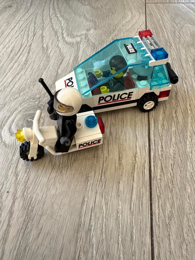 LEGO 6625 Speed Trackers politieauto en motor, Ophalen of Verzenden, Gebruikt, Complete set, Lego