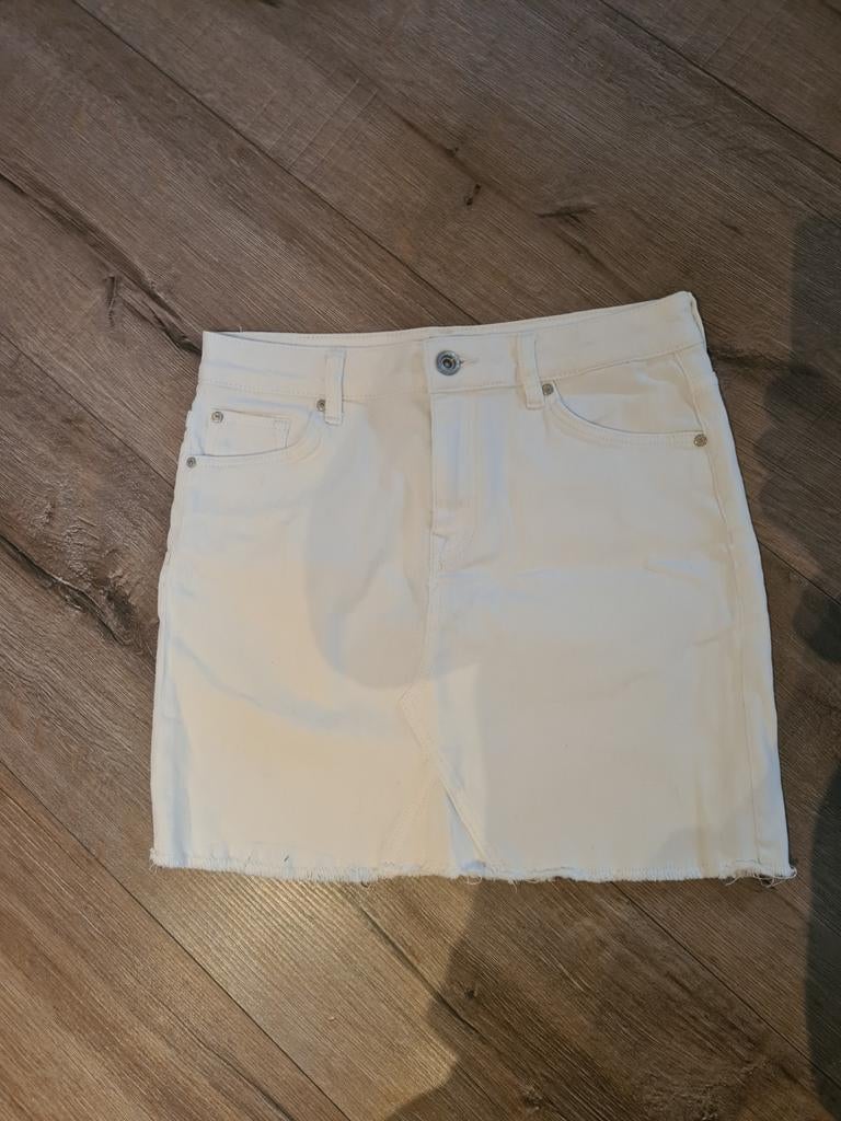 Witte spijkerrok van Anti Blue, Kleding | Dames, Ophalen of Verzenden, Zo goed als nieuw, Wit, Boven de knie