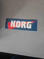 Korg sticker, Ophalen of Verzenden, Zo goed als nieuw