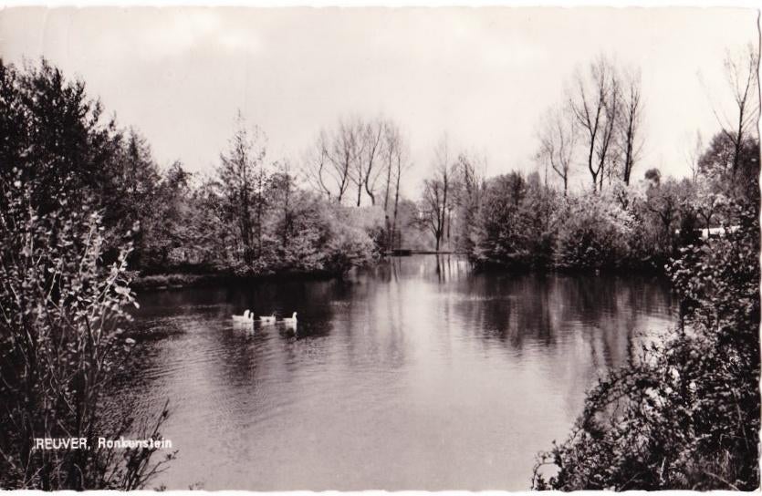Reuver Ronkenstein Oude gelopen Ansichtkaart( B1717 ), Verzamelen, Ansichtkaarten | Nederland, Ophalen of Verzenden, 1920 tot 1940